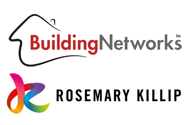 Building Networks and Rosemary Killip logos