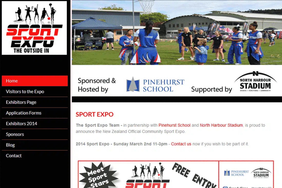 Outbox sponsors the Sport Expo - The Outside In - NZ's largest sport expo - March 3rd 2013