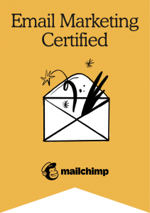 Mailchimp Academy Email Marketing Certification Badge Mailchimp Academy Email Marketing Certification Badge